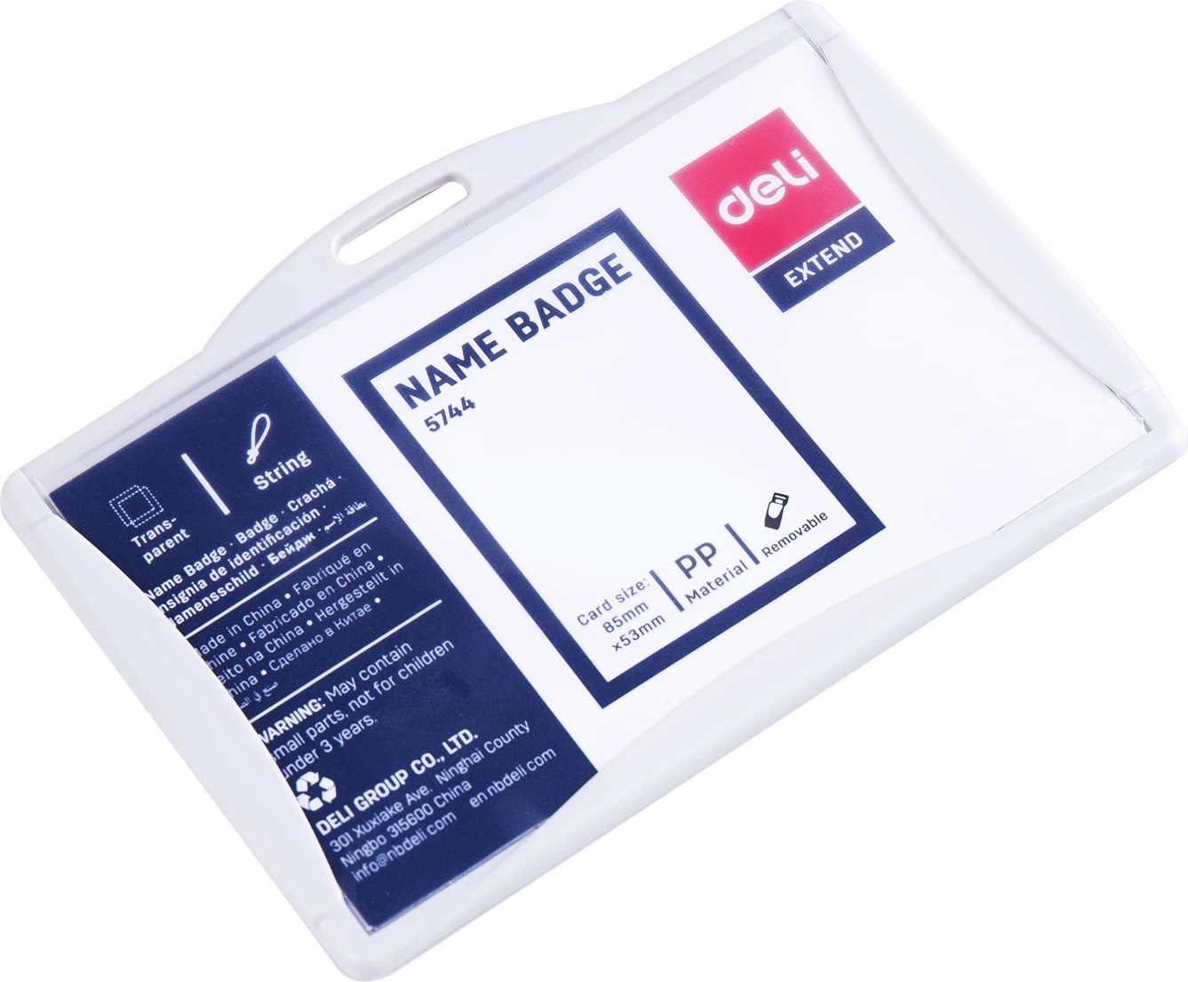 DELI Mbajtës për ID kartelë 5744