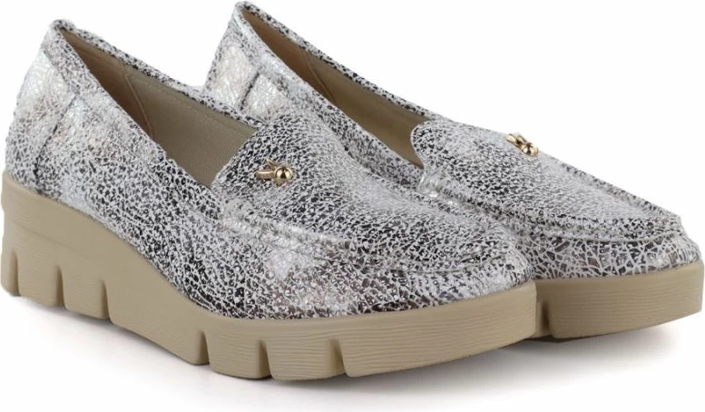 Këpucë platforme femra M. Daszyński MR23109D, të arta