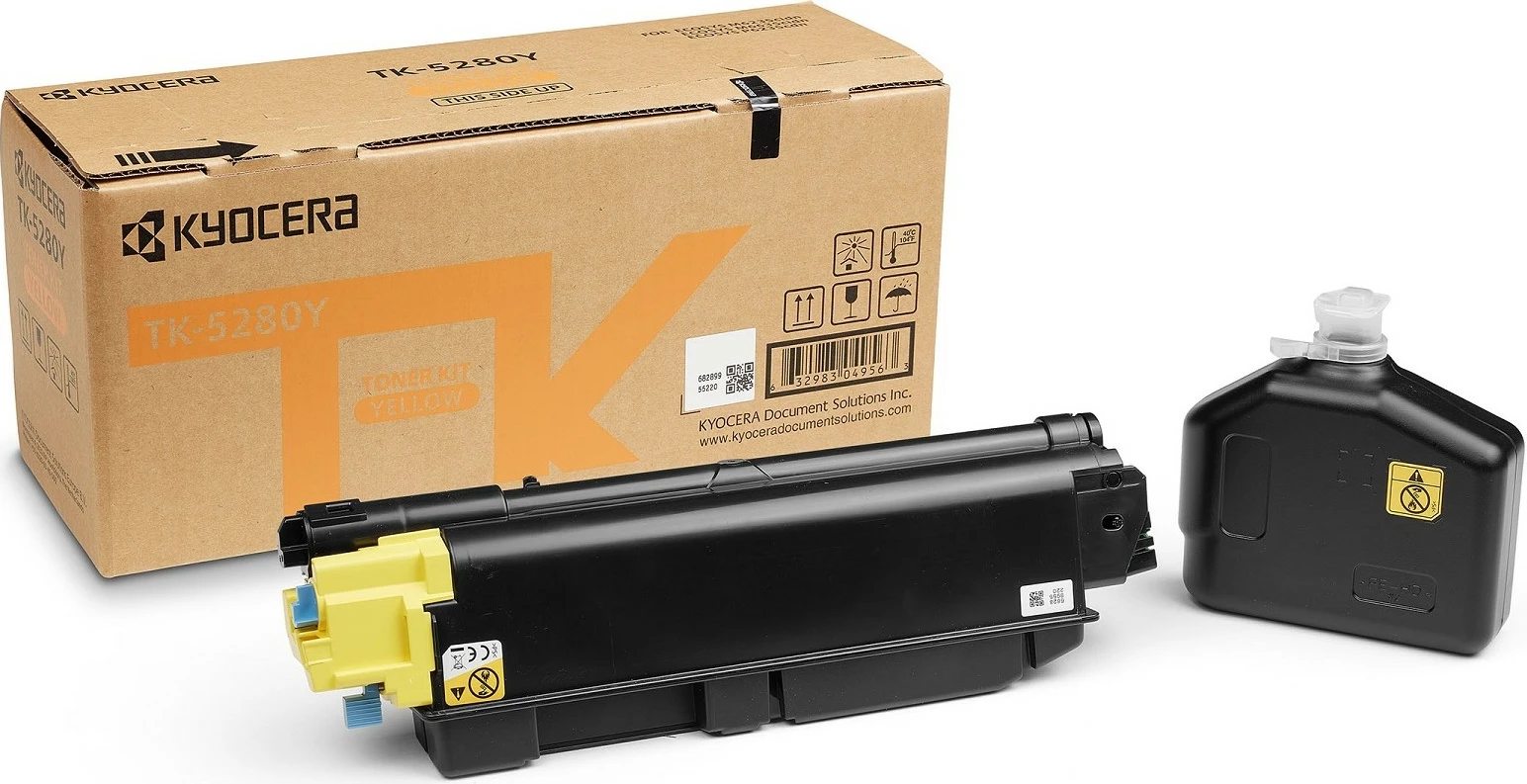 Toner Kyocera TK-5280Y, 11000 faqe, Verdhë, 1 copë
