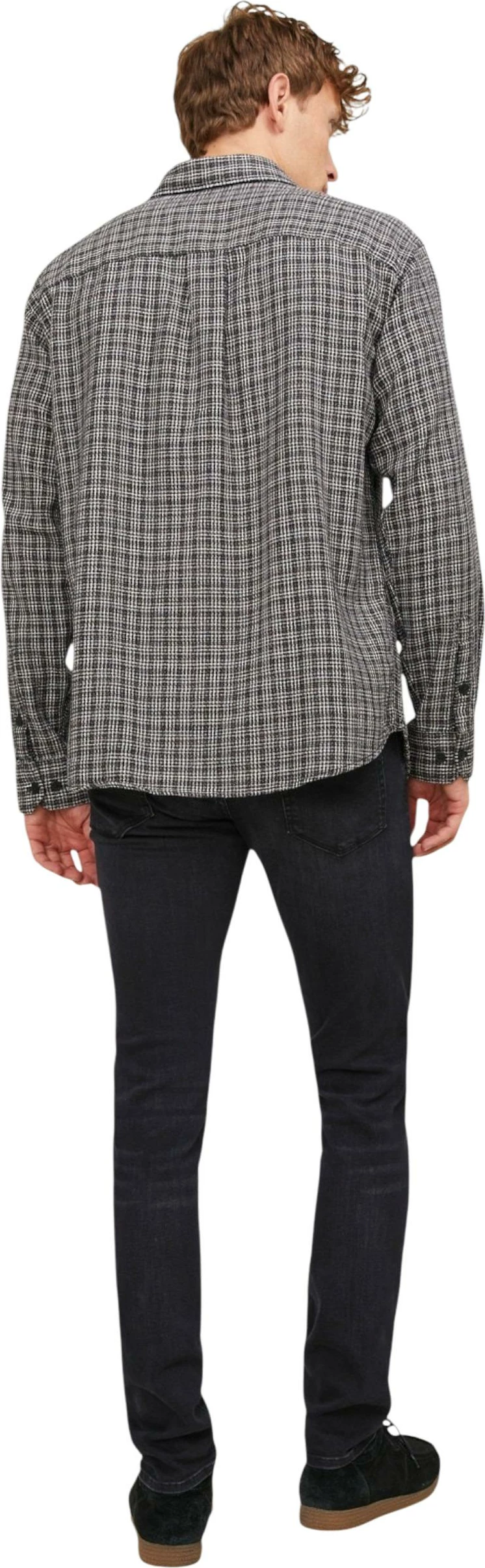 Xhinse për meshkuj Jack & Jones JJIGLENN JJICON JJ 557, të zeza [Madhësia: W36 L32]