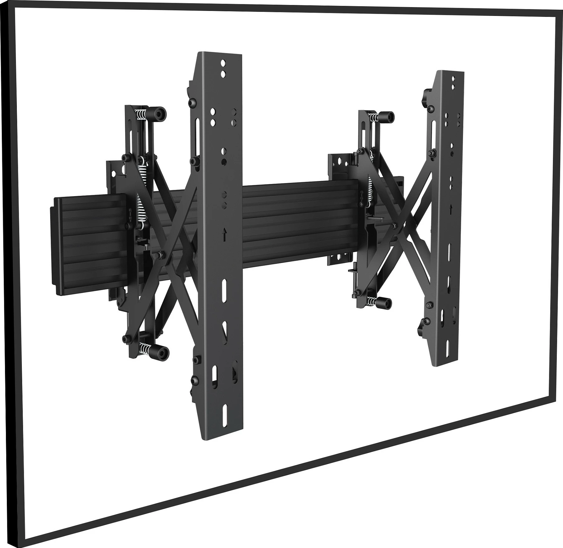 Mbajtëse muri për TV Equip 37"-65", 1 ekran, VESA 600x400, deri 30 kg, e zezë