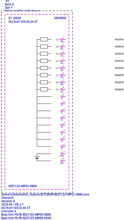 Modul dalje digjitale Siemens SIMATIC ET 200SP 6ES7132-6BF01-0BA0, DQ 8x24VDC 0.5A, IP20, gri