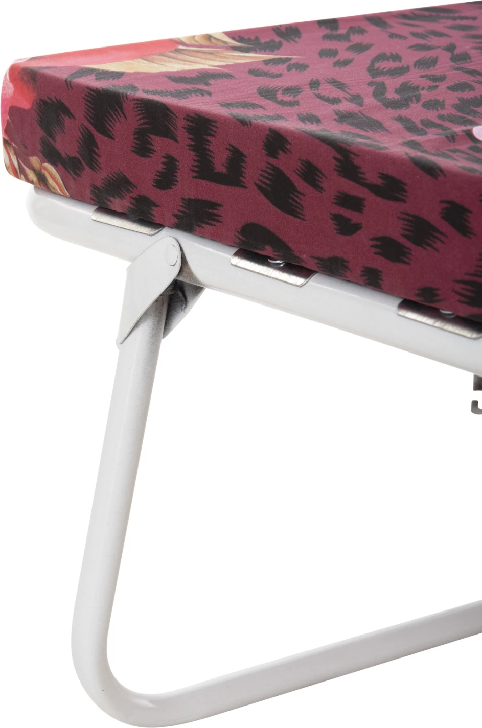 Shtrat kamping palosës me dyshek 6cm shkumë 180x80 me mbështetje druri