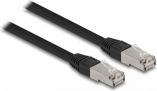 Kabllo rrjeti DeLOCK Cat6a S/FTP 3 m, outdoor, RJ45, e zezë