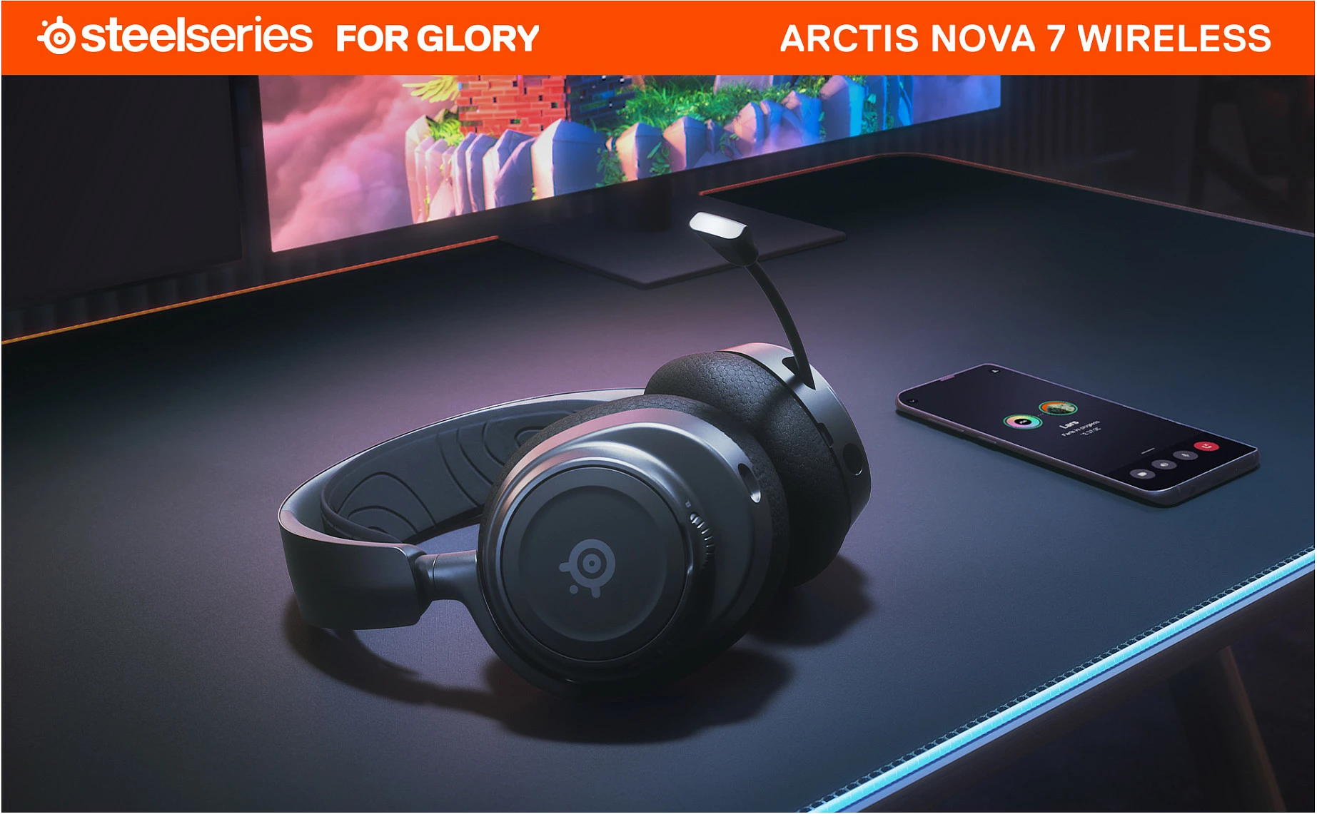 Kufje SteelSeries Arctis Nova 7, Wireless, Gaming, e zezë