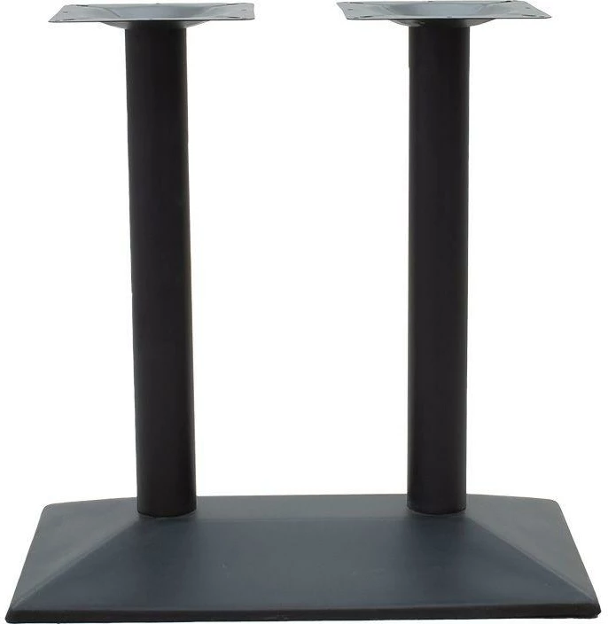 Bazë tavoline metalike, ngjyrë e zezë, 70x40x72cm