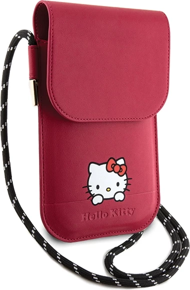 Mbështjellës Hello Kitty Leather Daydreaming Cord, për celular, rozë