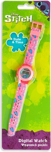 Disney Stitch Date &amp; Time Digital Watch