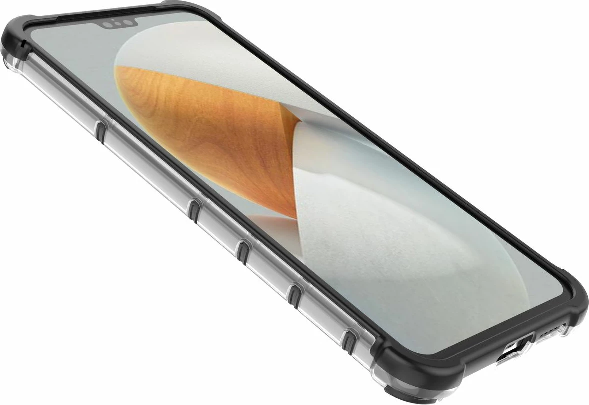 Mbështjellës Hurtel honeycomb për Vivo V23 5G, i zi