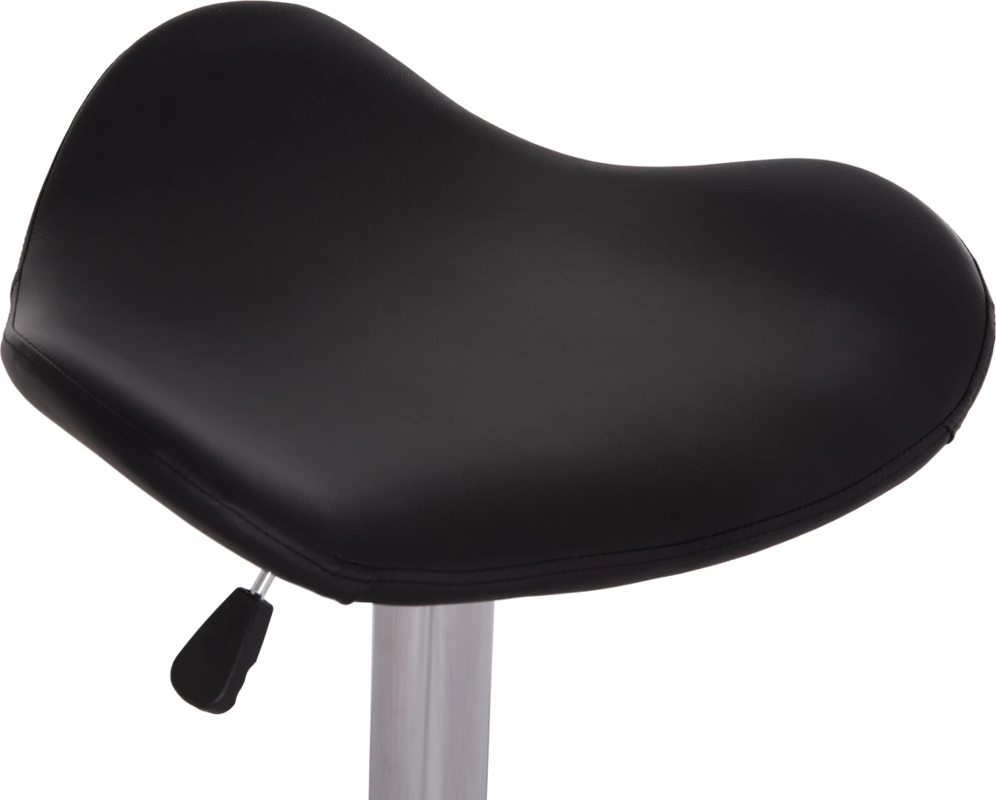 Karrige për bar rrotulluese GANNA FH201.21, lëkurë PU e zezë, me amortizator, set prej 2 copash, 44x42x87cm