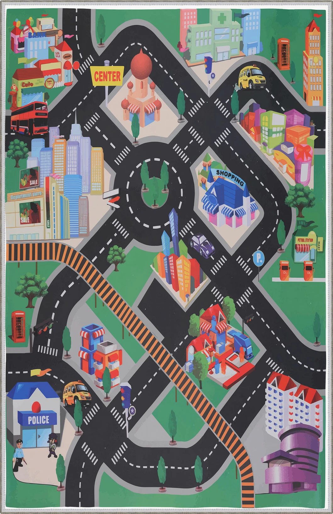 Qilim korridori, shumëngjyrësh, 100x300cm, Conceptum Hypnose, WOOKECE159