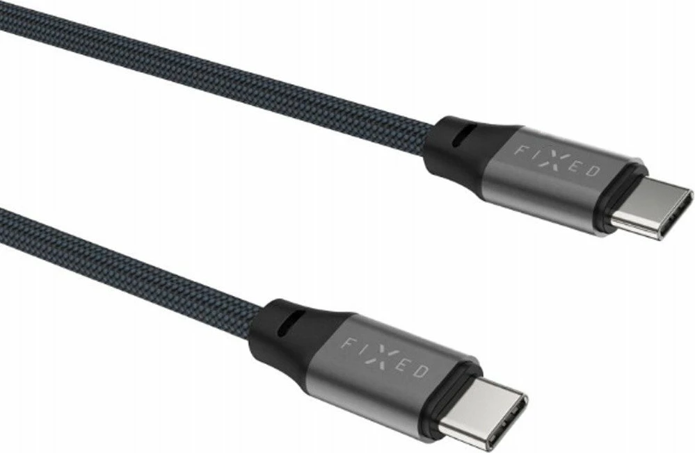 Kabllo magnetike e thurur USB-C/USB-C Fixed FIXDBM-CC12-GR, 1.2 m, USB 2.0, PD 3.1 240W, e zezë