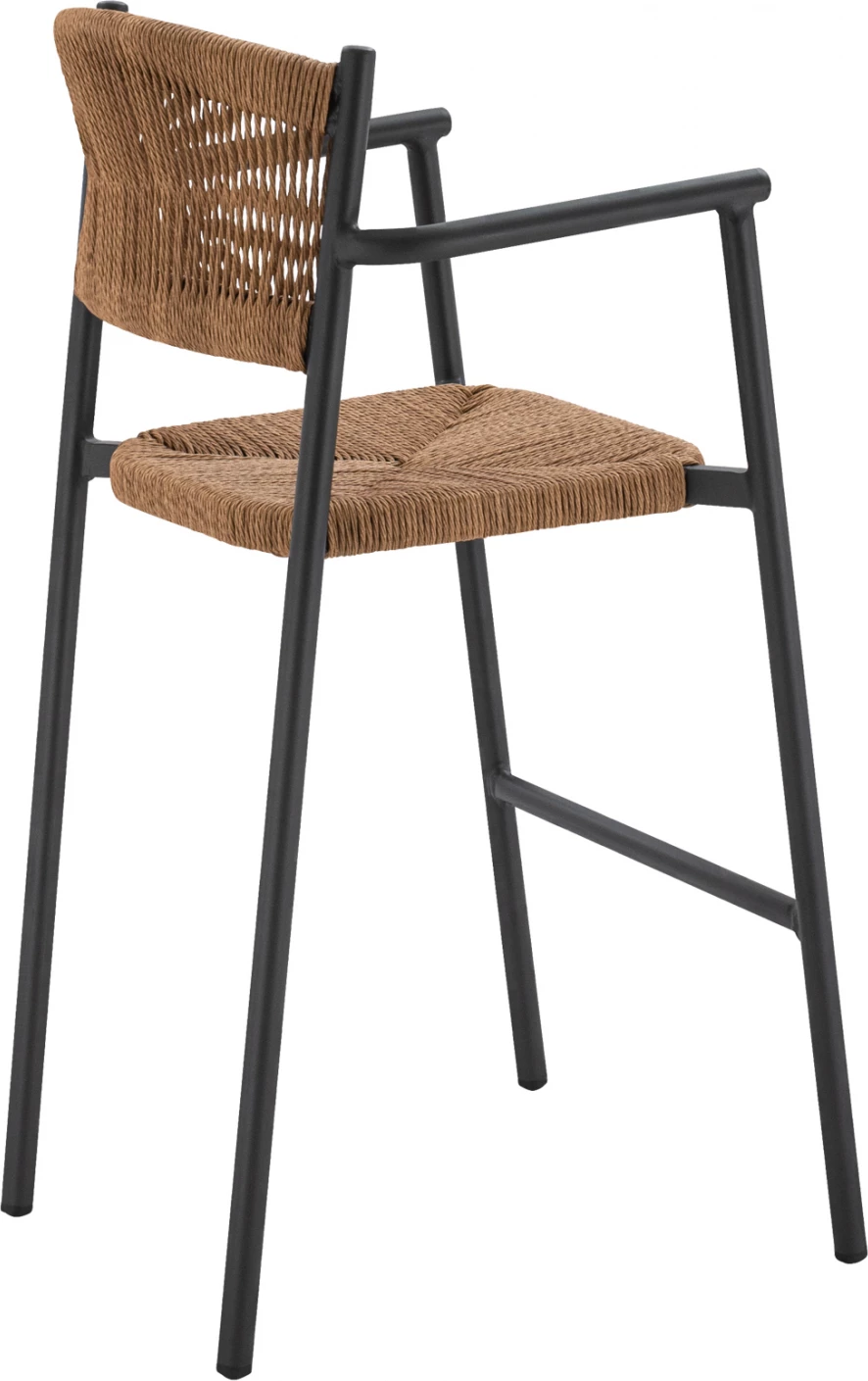 Karrige për bar, alumin, litar bezhë, FH5785.02, 55.5x58x107 cm