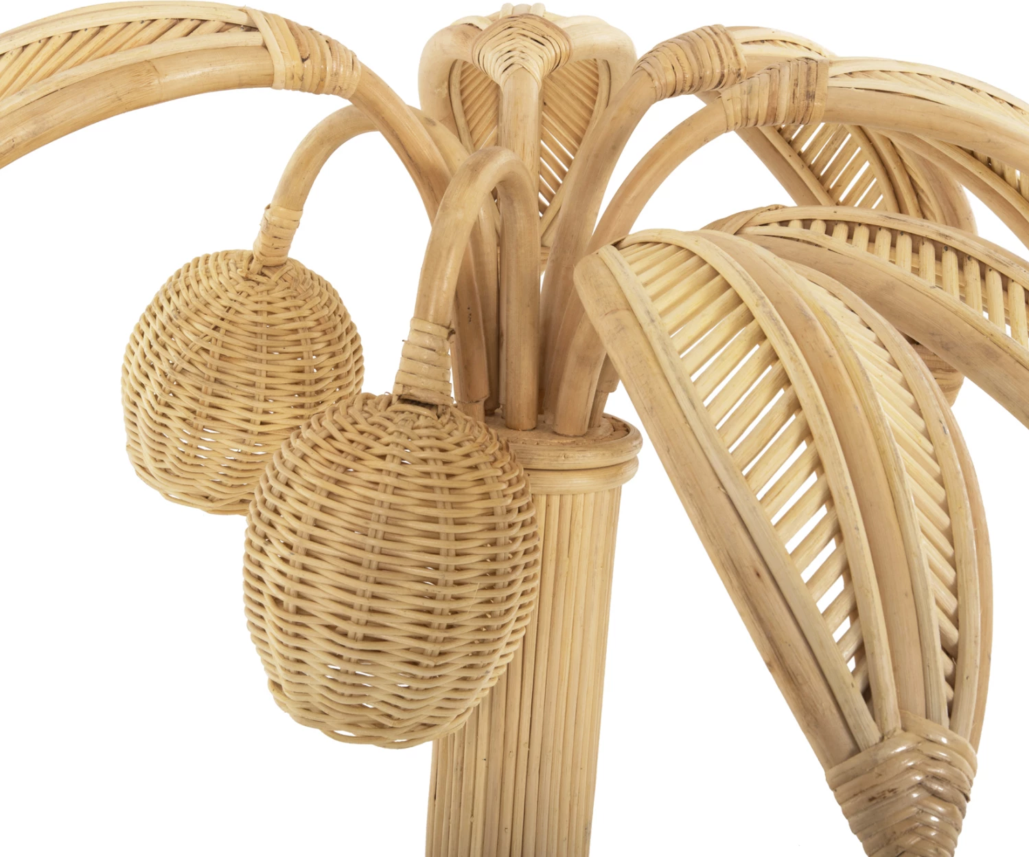 Pemë dekorative COCOON, lloj kokosi, prej ratanit natyral, Φ88x84H cm