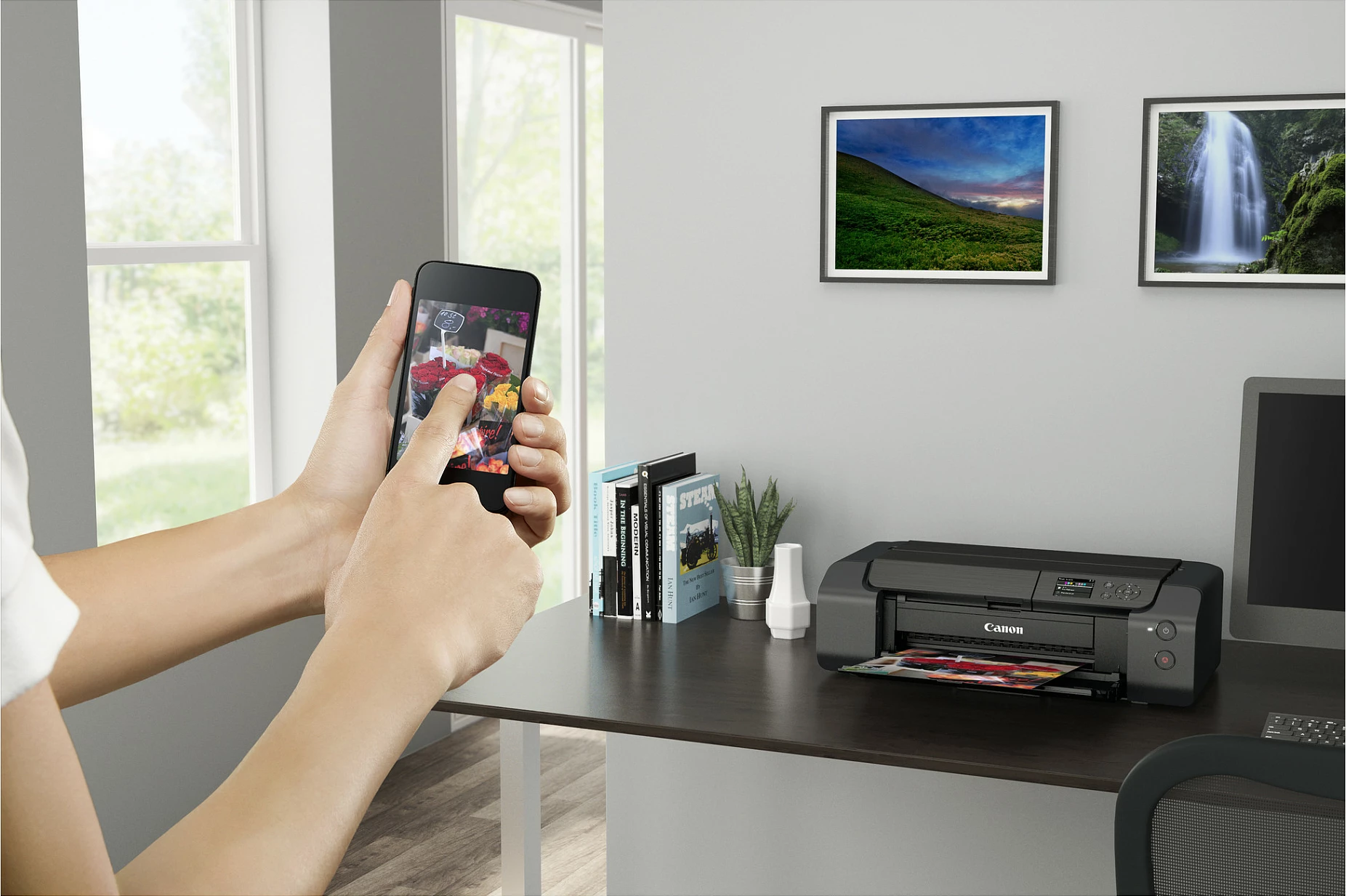 Printer fotografik Canon PIXMA PRO-200S, Inkjet A3+, 4800 x 2400 DPI, Wi‑Fi, i zi