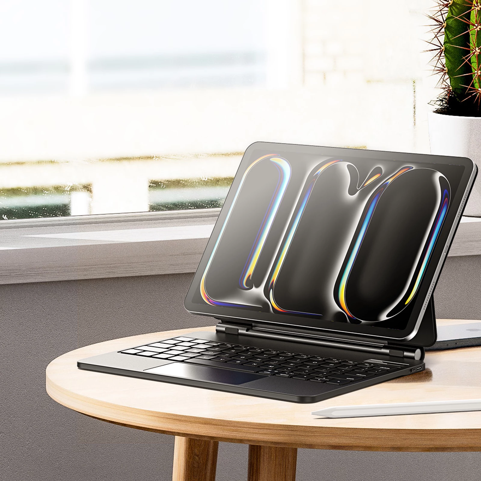 Mbështjellës me tastierë Bluetooth Dux Ducis MK Series për iPad Pro 11" (2024), i zi