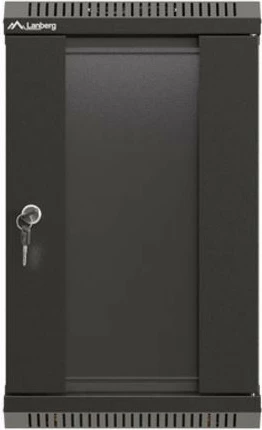 Kasë rrjeti Lanberg WF11-3309-10B, 9U, 10", montim në mur, e zezë