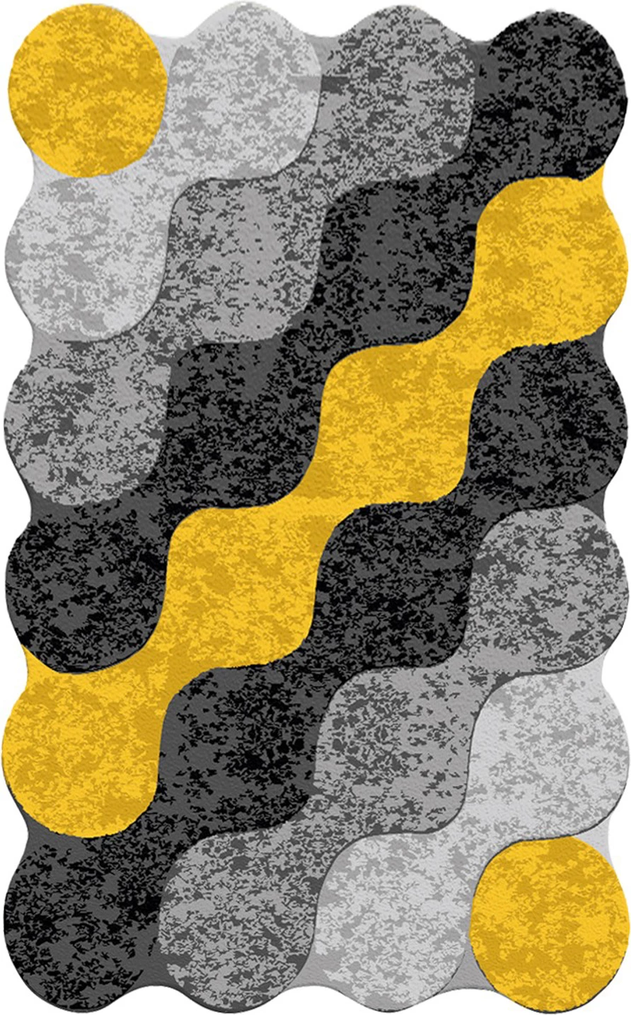Qilim Conceptum Hypnose, rrethor, shumëngjyrësh, 120x160cm