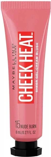 Ruzh Maybelline Cheek Heat, 15 Nude Burn Blush, 10 ml