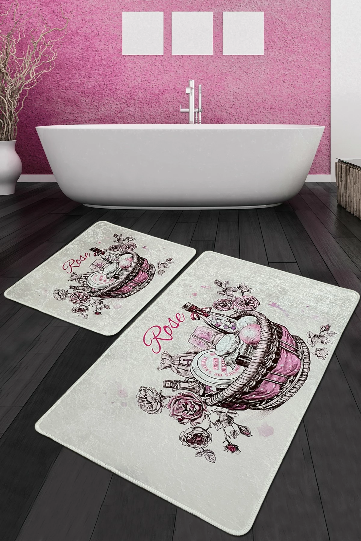 Set tapetash për banjo (2 copë), Mijölnir, Rose Basket Djt