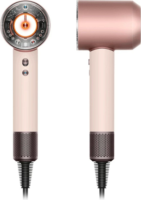 Tharëse flokësh Dyson Supersonic Nural HD16, 1600W, 5 aksesorë, Ceramic/Rose