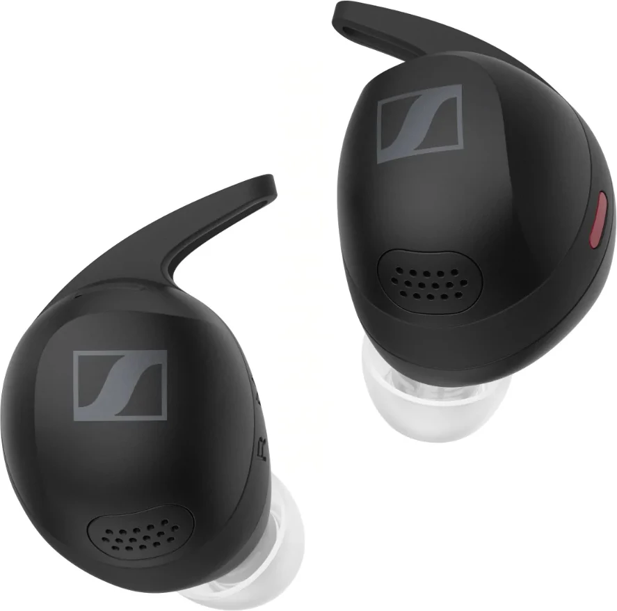 Kufje Sennheiser MOMENTUM Sport TW Bluetooth 5.2 TWS me ANC dhe matje pulsi/temperature, të zeza