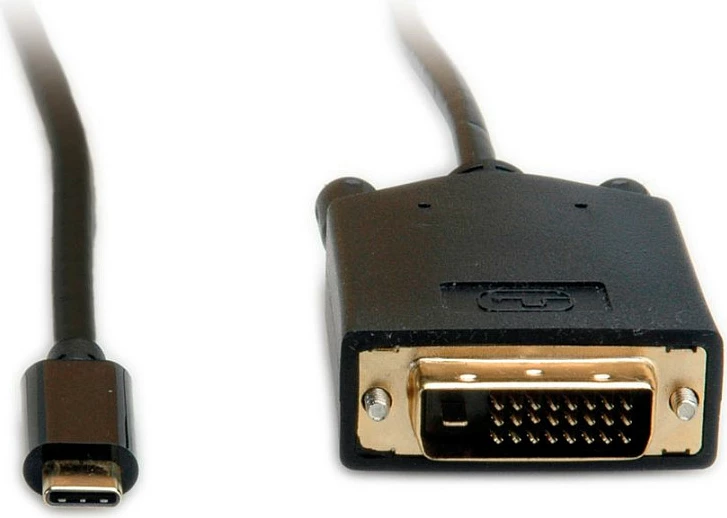 Kabllo adapter VALUE 11.99.5831 USB-C në DVI, 1 m, 4K 60Hz, e zezë