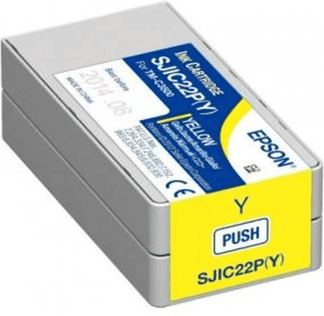 Kartrixh bojë Epson SJIC22P(Y) C33S020604 32.5 ml, e verdhë