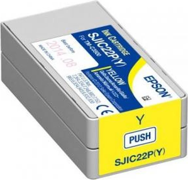 Kartrixh bojë Epson SJIC22P(Y) C33S020604 32.5 ml, e verdhë