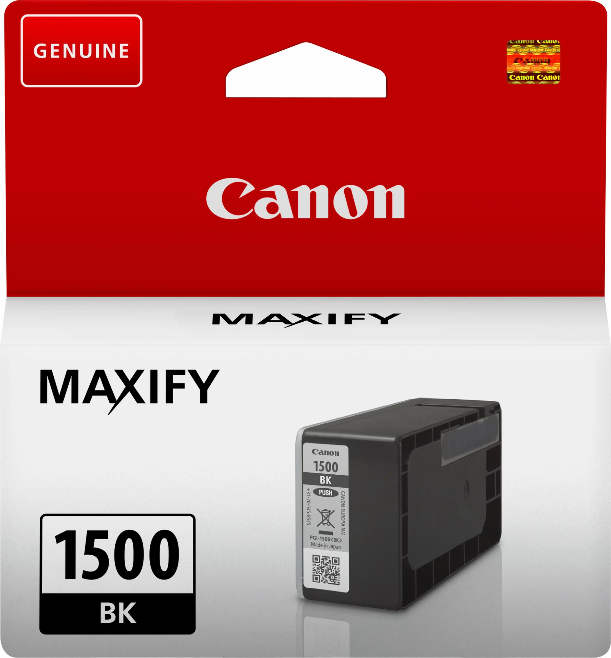 Toner Canon PGI-1500BK, 12.4 ml, Ngjyrë e zezë