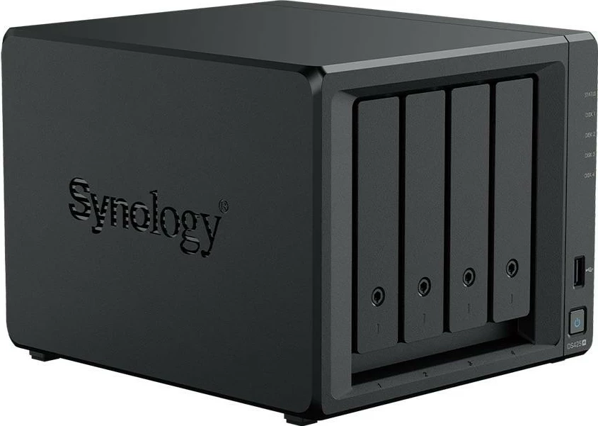 NAS Synology DS425+ me 2x HAT3300-4T (2x 4TB), 2GB RAM, 4-bay, i zi