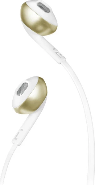 Kufje JBL Tune 205 me kabllo, in-ear, mikrofon, Gold