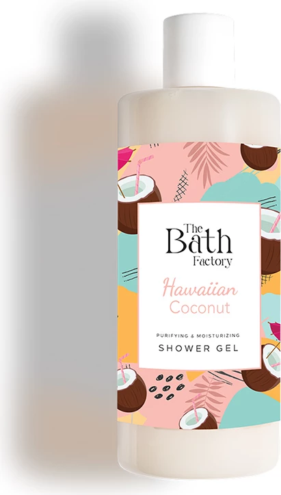 Xhel dushi The Bath Factory kokos Hawaiian, 400 ml