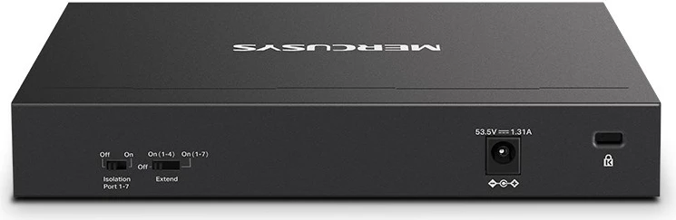 Switch Mercusys MS108GP, 8-Porta Gigabit, PoE+, i Zi