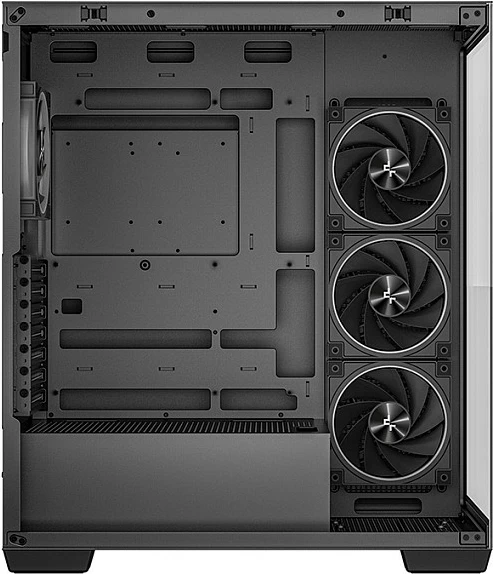 Kasë Deepcool CG580 4F V2, Midi Tower, xham i temperuar, RGB, e zezë