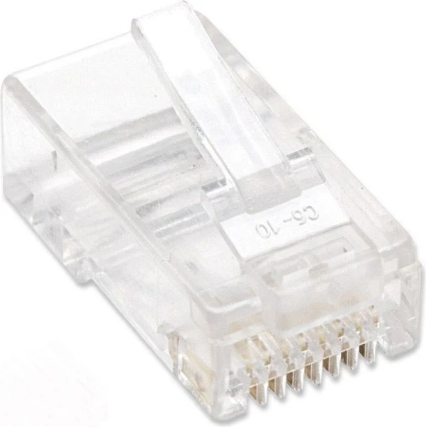 Konektorë RJ45 Cat5e UTP nga Intellinet, 100 copë, transparent