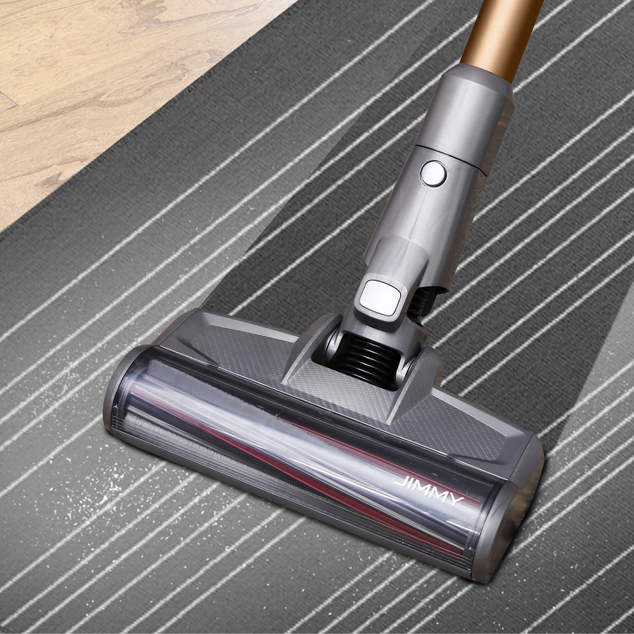 Fshesë me korrent pa kabllo JIMMY H9 Pro, 600 W, 0.6 L, gri/portokalli, me ekran LED