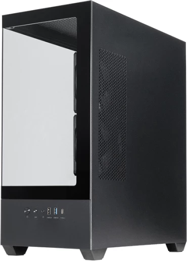 Kasë CHIEFTEC VISTA GT-01B-OP ATX Midi Tower, tempered glass, 3x 120mm A-RGB fan, USB-C/USB 3.0, e zezë