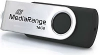 USB stick MediaRange MR1951, 16GB, USB-C 3.2 Gen 1, swivel, zi/argjendt