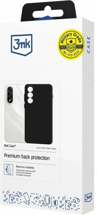 Kapak telefoni 3mk për OnePlus Nord 5, i zi mat