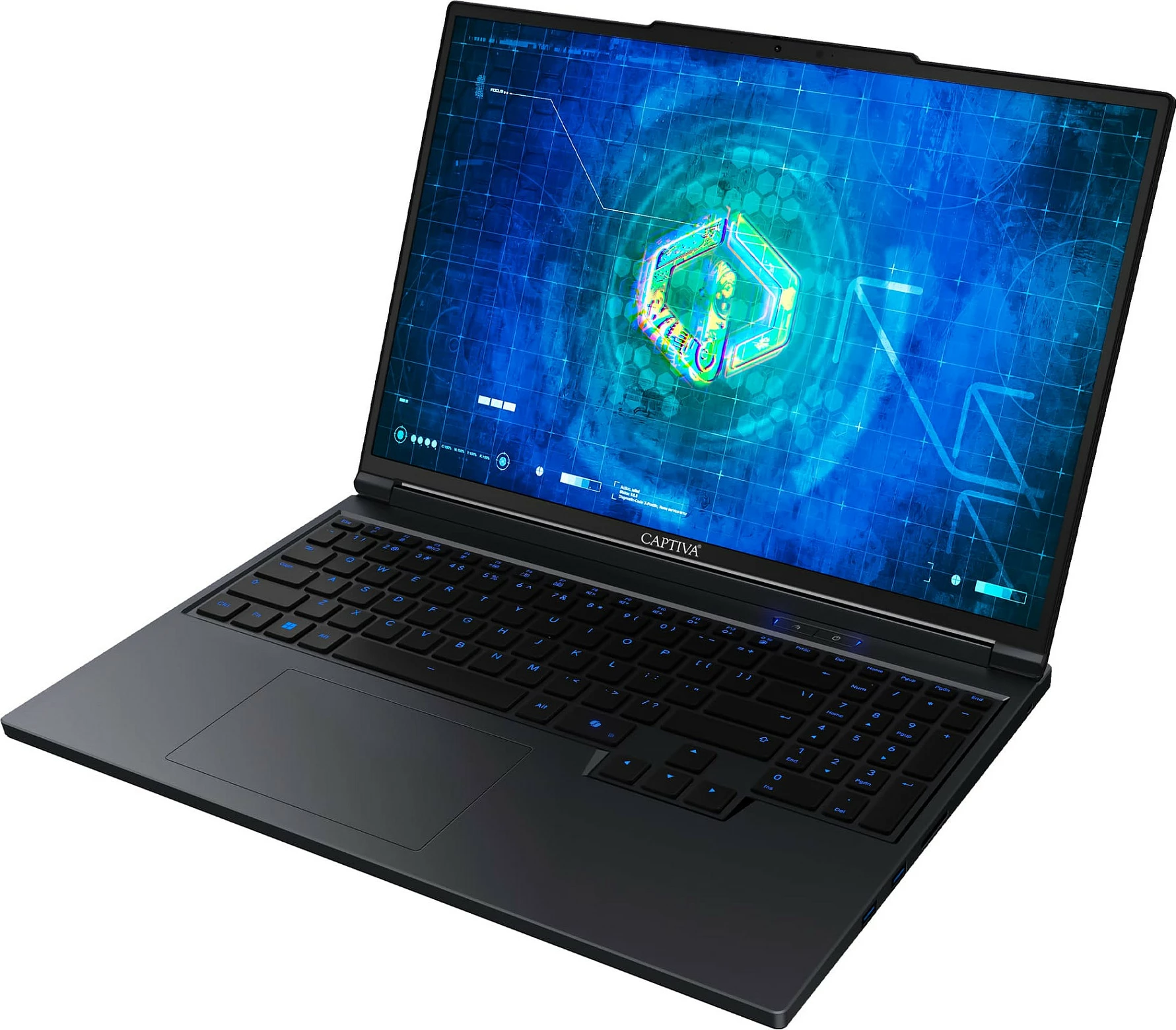 Laptop gaming Captiva I99-480GE, 16" WQXGA, i9-14900HX, 32GB RAM, 1TB SSD, RTX 5070 Ti, Win 11, i zi