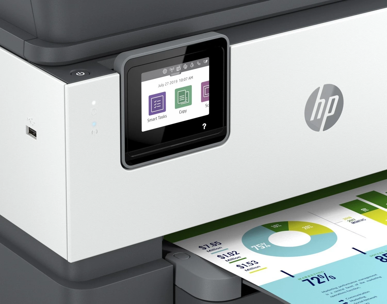 Printer HP OfficeJet Pro 9010e Duplex ADF, Wi-Fi, i bardhë / i zi