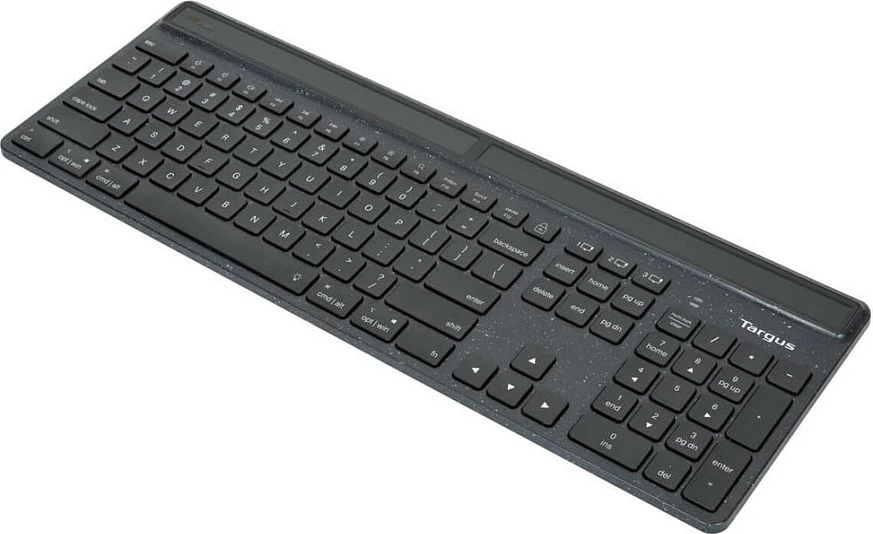 Tastierë wireless Targus ECOSMART, full-size, Bluetooth, ndriçim LED, e zezë