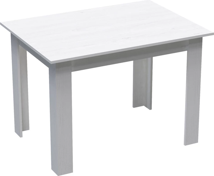 Set tavoline me karrige Manka-Parker, 5 copë, e bardhë, 110x80x77cm