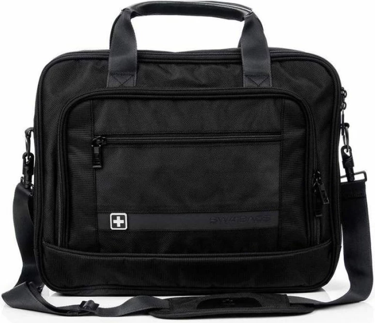 Çantë shpine Swissbags unisex, e zezë