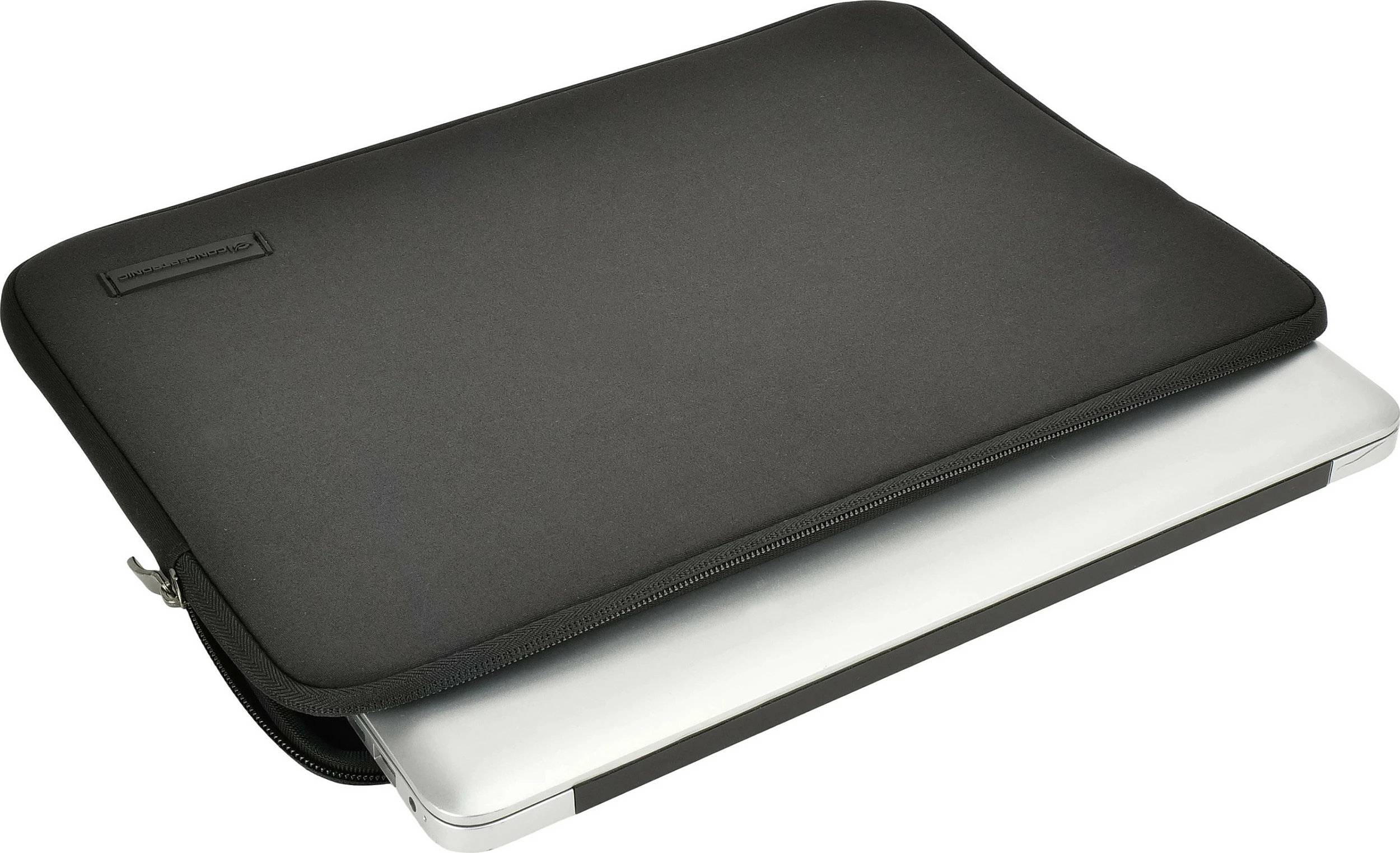 Mbështjellës për laptop Conceptronic 14", neopren/poliester, me zinxhir, i zi