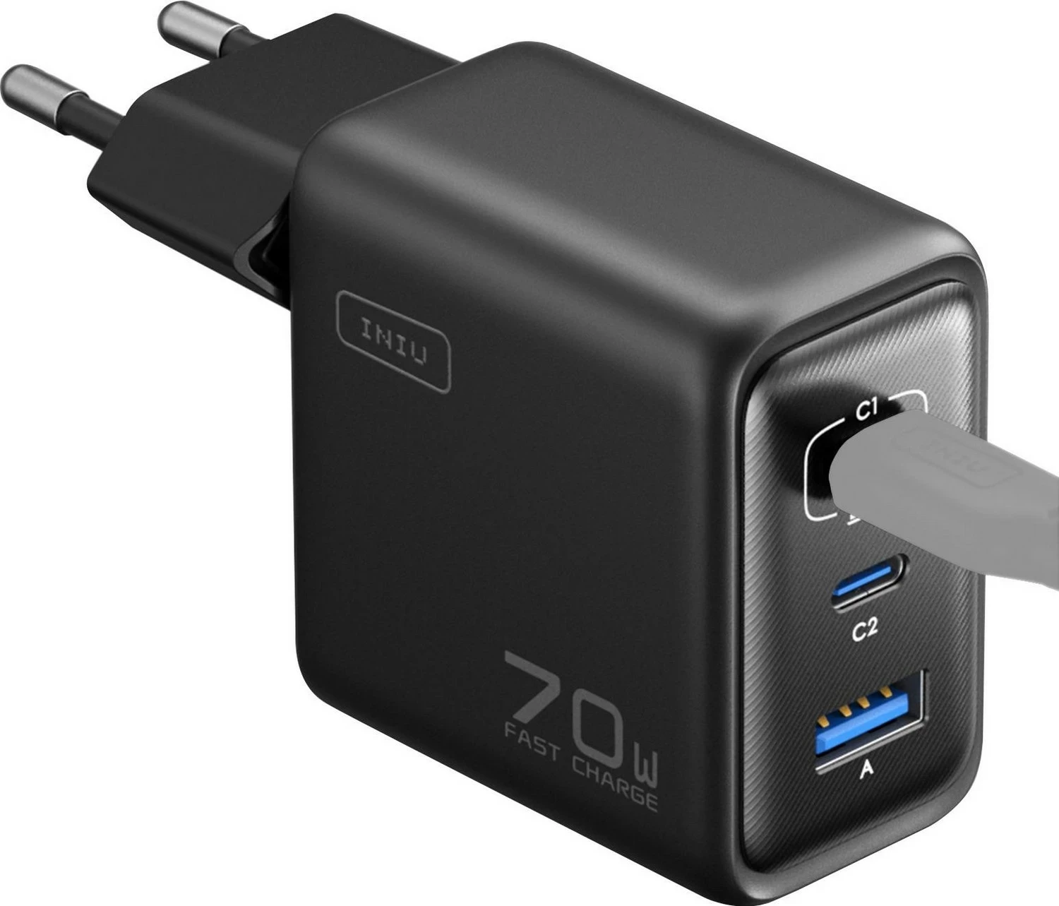 Karikues INIU Leopard 70W, 2x USB-C, 1x USB-A, i zi