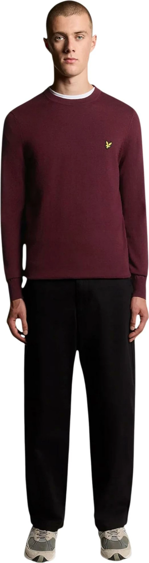 Xhemper për meshkuj Lyle & Scott 263MLSKN2110VC, bordo [Madhësia: XXL]