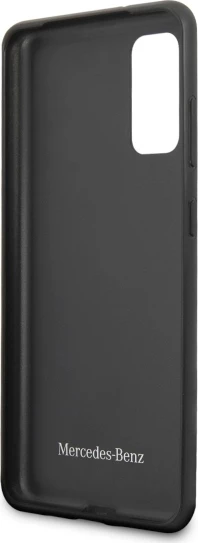 Mbështjellës Mercedes Wood Line Walnut për Samsung Galaxy S20 G980, kafe