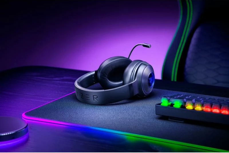Kufje gaming me mikrofon, Razer, Kraken V3 X RZ04-03750300-R3M1, USB, 7.1 surround, RGB, e zezë